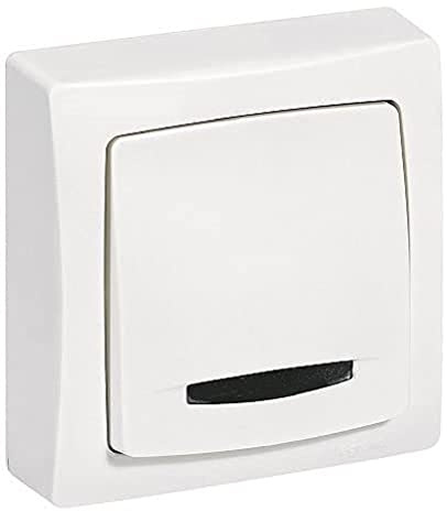 Legrand - Poussoir lumineux (voyant fourni) Appareillage Saillie - blanc