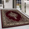 HomebyHome Vintage Teppich 200x300 cm (200 x 290 cm) Orientalischer Teppich Kurzflor - Orient Roter Teppich für Wohnzimmer, Esszimmer, Flur und Schlafzimmer - Klassicher Teppich mit Oeko-TEX