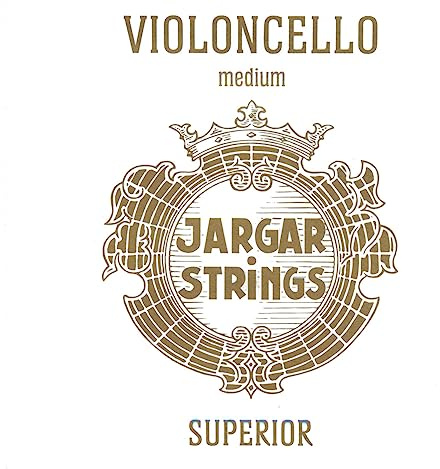 JARGAR Ce-ASM Cello Superior A-Saite, medium (0,78 mm) för cello Röd // röd Forte/tung