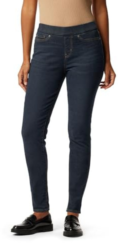 Signature by Levi Strauss & Co. Gold Label Women's Totally Shaping Pull-On Skinny Jeans, Stormy Sky, 16