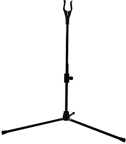 NIKA ARCHERY Bogenständer Leichter Bogenhalter Abnehmbarer Ständer Montagebügel für Recurvebogen Compoundbogen Schwarz