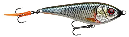 Savage Gear Deviator Swim - Jerkbait, Farbe:Roach (Rotauge), Länge/Gewicht/Schwimmverhalten:12.5cm / 50g / langsam sinkend
