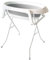 Baignoire pour bébé avec support, Baignoire Ergonomique pour Bébé avec Support, Fermeture Compacte, Organisateur pour Parents, Maximum 10 Kg, rangement pour les parents-66 * 61 * 82 cm - gris