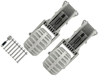 VUIUYOIES Rueda de Carro de plástico Liviana con construcción Resistente Que Garantiza la longevidad para Bote Inflable, Rueda Bote Inflable abatible y retráctil, portátil
