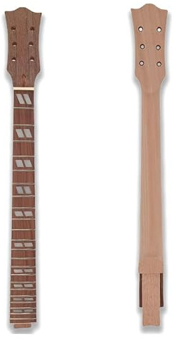 Yinfente Guitar neck 22fret 24.75inch Mahogany rosewood Fretboard Glue On Parallel diamond (glue on)