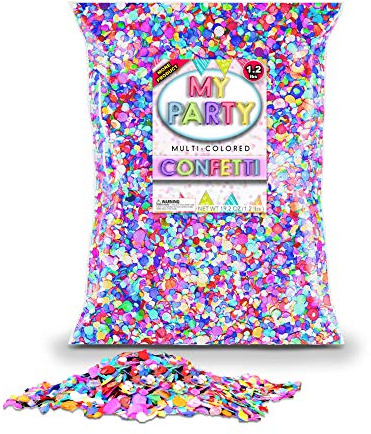 Sac à confettis mexicains festifs - 544 g - Parfait pour les fêtes d'anniversaire, les piñatas, les œufs de Pâques (cascarones), les jetés de mariage, les décorations de fête, les Cinco de Mayo, les