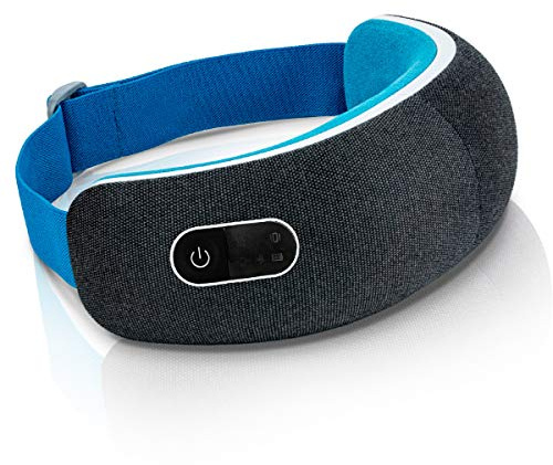 LifePro Portable Eye Massager with Heat and Vibration - Oculax 4 Soothing Modes for Compression Massage to Help Reduce Puffy and Dry Eyes-Rechargeable Heated Migraine Mask with Bluetooth Music