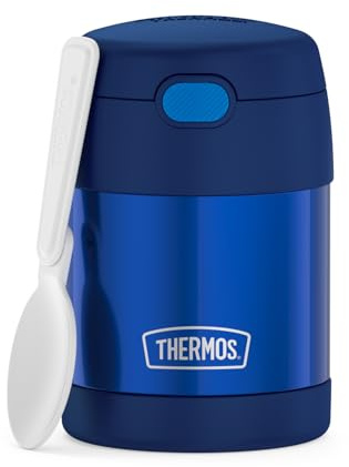 Thermos F4101, Navy Funtainer 10 Ounce Food Jar, Stainless Steel