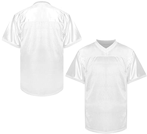 MESOSPERO Maillot de football en maille vierge pour entraînement - Noir blanc et rouge