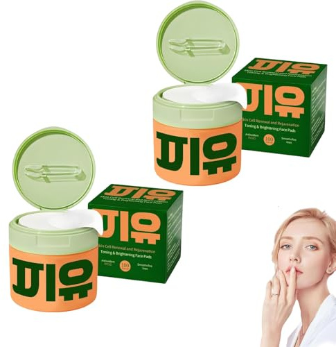 Toner Pads, 100 Stück feuchtigkeitsspendende Baumwollpads, Anti-Aging und Aufhellende, Dark Spot & Wrinkle Minimizing Toner Pads (2)