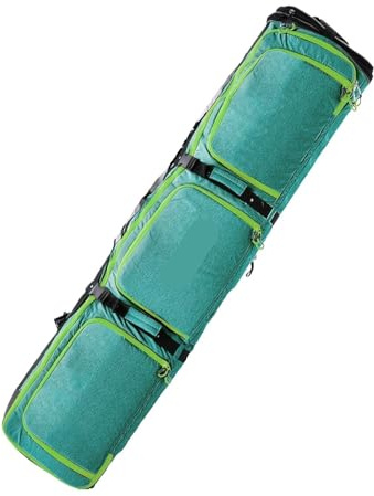 SDIUAKBV Snowboardväska vadderad snowboardväska justerbar längd 160–190 cm för flygresor (färg: 02)