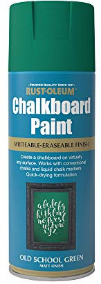 Rust-Oleum 400ml Chalkboard Spray Paint - Old School Green