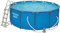 Bestway 56420 Steel Promax Piscina ø366 X 122 cm, Telaio in acciaio, set con pompa filtro e accessori, Blu