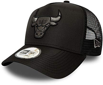 New Era Chicago Bulls Cap NBA Trucker Kappe Basecap Basketball schwarz - One-Size