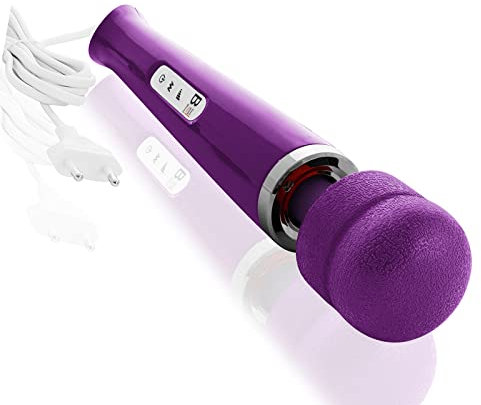 NUOVO – SUCCESSORE dell’originale di BUYANDFEELGOOD” massaggiatore vibratori a bacchetta magica - ORA con pulsante EXTRA SPEED - Vibratori clitoridei in viola/lilla