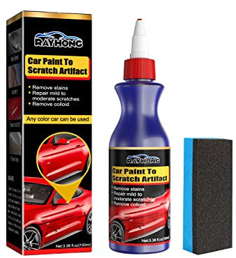 ihreesy Car Polish Scratch Remover,100ml Car Polish Paint Restorer Repair Paint Scratches Car Paint Care Tool Scratch Remover for Most Cars