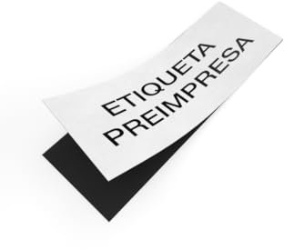 50 Etiquetas magnéticas, 50 x 150 mm, 0.9 mm de grosor