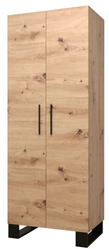 KRYSPOL Kleiderschrank, Garderobenschrank, Dielenmöbel Artin Industriell Design