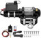 12V Elektrische Seilwinde mit Einer Zugkraft von bis zu 4500 lb/2041 kg, 10 Meter Stahlseil, Leistungsstarker Wickelmotor, Stabiler Magnet, Montageplatte, Drahtlose Fernbedienung, Stahlseil