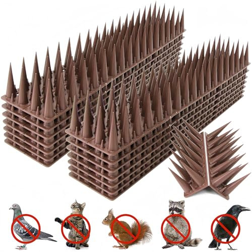 20 picos antipalomas, 30 × 6 × 3,5 cm, 6 m, ahuyentador de pájaros, palomas, gatos, huertos, pájaros, ahuyentador de pájaros