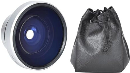 Obiettivo Fish Eye 37 mm 0,25 X Super Fish Eye Obiettivo aggiuntivo per obiettivi per fotocamera calibro 37 mm obiettivo fotografico per obiettivo fotocamera 37 mm predefinito