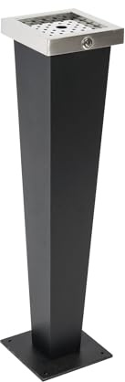 GUODDM Posacenere da Terra Senza Fumo, Contenitore for Cenere di Sigari in Acciaio Inossidabile, Posacenere da Pavimento Antivento Richiudibile con Coperchio, for Uso Commerciale in Patio