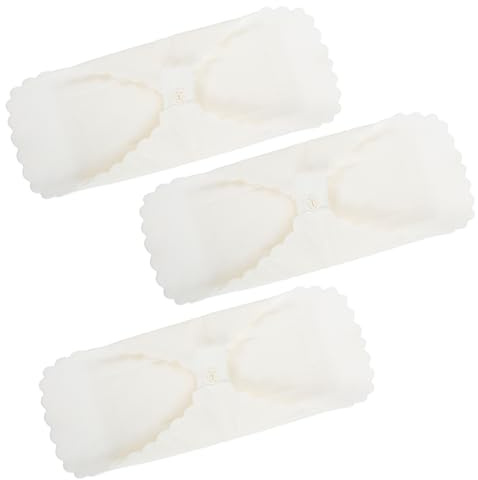 Beavorty Almohadillas Menstruales de Algodón Lavables Forro, 3 Unidades, Compresas Reutilizables para Mujeres Durante la Menstruación, Color