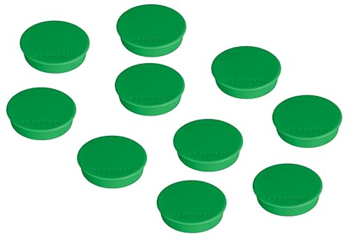 Franken HMS36 02 - Calamita da 38 mm, 2500 g, colore: verde, 10 pezzi