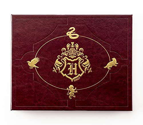 Conquest Journals - Álbum de fotos y álbum de recortes de Harry Potter, piel sintética, encuadernado con postes, 80 páginas de fotos gruesas de calidad de archivo para tus recuerdos mágicos, incluye