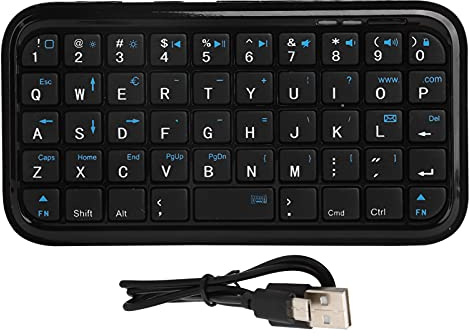 Bärbart Mini Uppladdningsbart Litiumbatteri Smarttelefoner Bluetooth-tangentbord för IOS-surfplatta 1/2 / AIR/Android