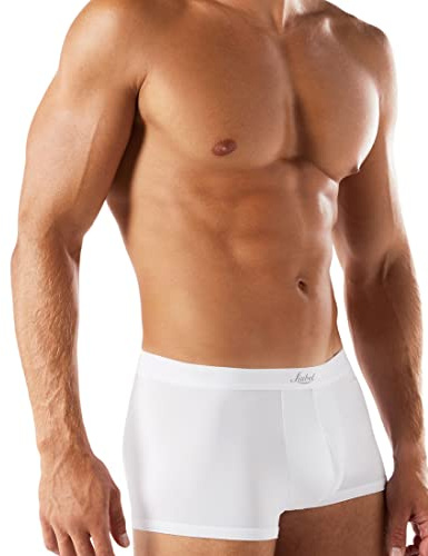 Intimitaly 5 Boxer Uomo Seamless Senza Cuciture Intimo Mutande Uomo Colorate alla Moda Bianchi Neri 2 Neri 2 Blu 1 Grigio… (L-XL, 5 Bianchi)