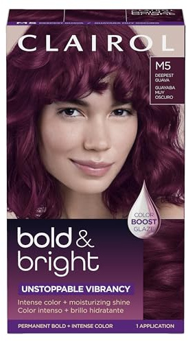 Clairol Bold & Bright Permanent Hair Dye, M5 Magenta | Pack of 1