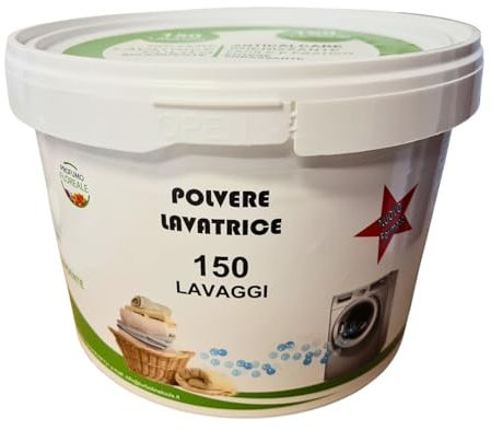 Detersivo in Polvere per Lavatrice, 3 kg, 150 Lavaggi, Profumo Floreale