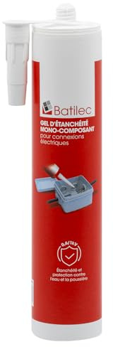 BATILEC - Gel Isolant Électrique BATILEC 300 ML – Protection Durable Contre l'Humidité et la Poussière – Prêt à l'emploi – Utilisation Facile avec Pistolet à Cartouche