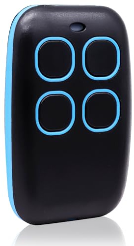 Universal Garagentor Fernbedienung 280–868 MHz, 4-in-1 Multifrequenz Rolling Code & Fester Code, Kompatibel mit 90+ Marken, Garagentoröffner Universal 433 MHz (Blau)