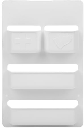 Vvikizy Boîte de Rangement pour Organisateur de Porte de Camping-Car, Compartiment Mural en ABS avec Conception de Stockage en Couches pour Trappe de Réservoir de Déchets de