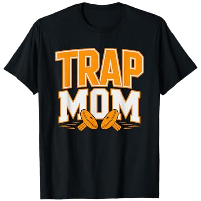 Trap Schiessen Mama Weibliche Tontauben Schuetzin Schuetze T-Shirt