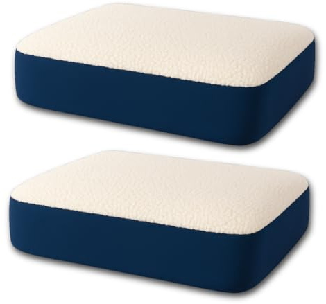 BEST DIRECT Dualuxe - Cuscino in gel, auto, ufficio, telelavoro, allevia tensione e pressione su schiena, gambe e glutei, custodia lavabile, leggero e portatile (47,5 x 38 x 7 cm, 2)