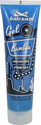 Gel Coiffant - Fixation Forte - Bambou - 100g - Coupes Structurées - Formule Professionnelle - Hairgum
