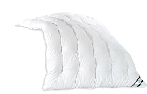 f.a.n. Steppbett First Class, 100% Baumwoll-Batist Absoluter Spitzenkomfort, Waschbar bis 60°C - Grösse Duo-Steppbett - Härtegrad 135x200 cm / 1000 g