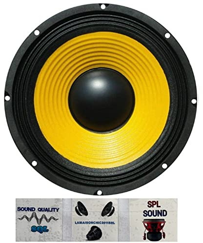 WEB 1 W-128 altoparlante diffusore medio basso woofer 30,00 cm 300 mm 12 125 watt rms 250 watt max impedenza 8 ohm casa sensibilità 94 db, 1 pezzo + 3 adesivi omaggio