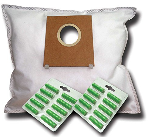 10 Staubsaugerbeutel + 10 Duftstäbe geeignet für Siemens Type VBBS607V00