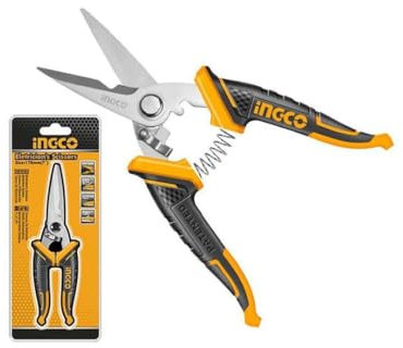 HES0187 INGCO -FORBICI X ELETTRICISTA 178 MM LAME DRITTE ACCIAIO INOX - FORBICE ELETTRICISTI