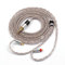LINSOUL Tripowin Jelly Upgraded 21 Core HiFi Kopfhörer Kabel mit Versilbertem OCC + Legierung Kupfer Graphen + OCC gemischtes geflochtenes Kabel für Audiophile Musiker(0,78mm 2pin)