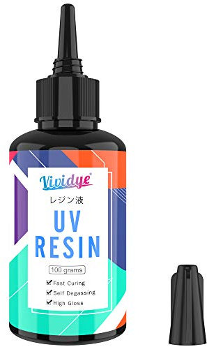 UV Harz 100g - Klar UV Harz Harte Art Solar Schnellhärtende UV Epoxidharz Kleber für DIY Schmuckherstellung, Handwerk - Transparentes UV Resin für Harz Formen, Schmuck, Anhänger, Gießen, Beschichten