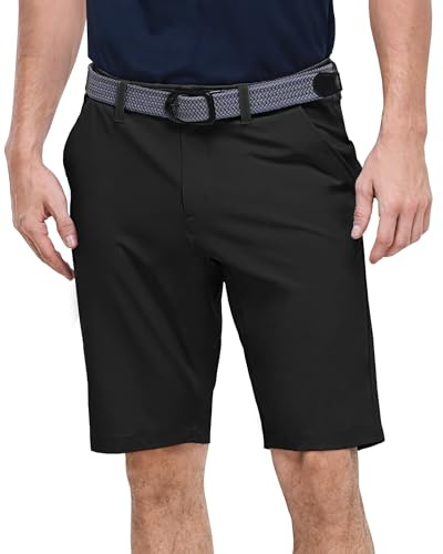 Outdoor Ventures Men's Golf Shorts 11 Quick Dry Lightweight Shorts | UPF 50+, 5 Pockets, Water Resistant, Breathable, Moisture Wicking, 4-way-Stretch, for Travelling Working