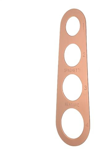 Righello per misurare la pasta, strumento per misurare la pasta, strumento di misurazione della pasta in acciaio inossidabile, gadget per il controllo delle porzioni di pasta, misura degli spaghetti,