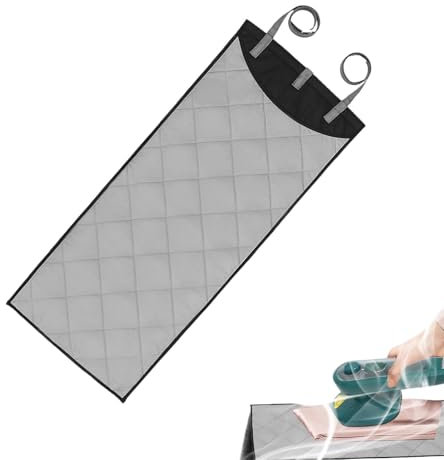 Eventerde Tapis de Repassage Portable, Couverture de Repassage sur la Porte,Tampon de Vapeur Portable résistant à la Chaleur | Couvercle en Coton Pliable Pratique et économique pour Les Voyages à