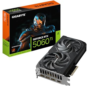 Gigabyte Geforce Rtx 5060 Ti Windforce 16Gb Gddr7 Graphics Card 4608 Cuda Cores 2572 Mhz