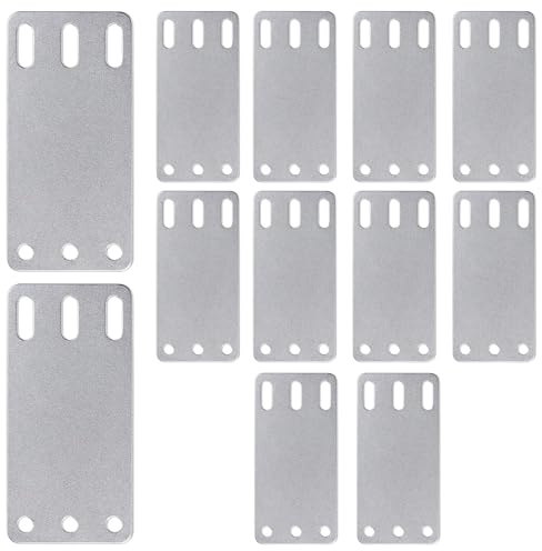E Track Spannschienen-Set – 12-teilige Montageklammern mit Installations-Hardware, langlebiges Spannsystem, Anhänger, LKW, Ladung, Bodenschiene, Unterstützung, strapazierfähig, Transportsicherungs-Set